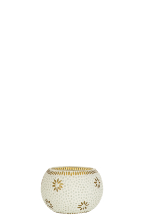 Suporturi lumanari - Suport lumanari, Sticla, Galben, 12.5x12.5x9