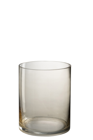 Suporturi lumanari - Suport lumanari, Sticla, Gri, 20x20x25 cm