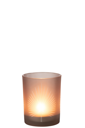 Suport lumanari, Sticla, Maro, 10x10x12.5 [1]