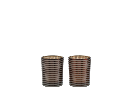 Suport lumanari, Sticla, Maro, 10x10x12.5 [1]