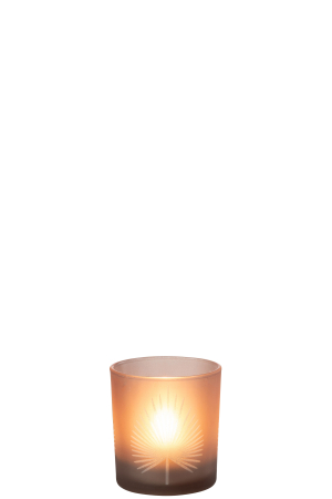 Suport lumanari, Sticla, Maro, 7.5x7.5x8 [1]