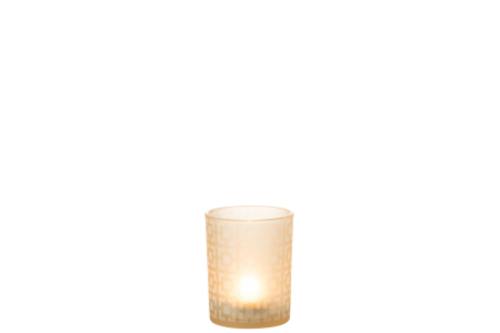 Suport lumanari, Sticla, Multicolor, 10x10x12.5 [1]