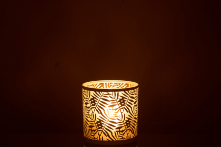 Suport lumanari, Sticla, Multicolor, 15x15x15 [2]