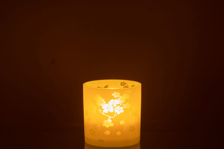 Suport lumanari, Sticla, Multicolor, 15x15x15 [3]