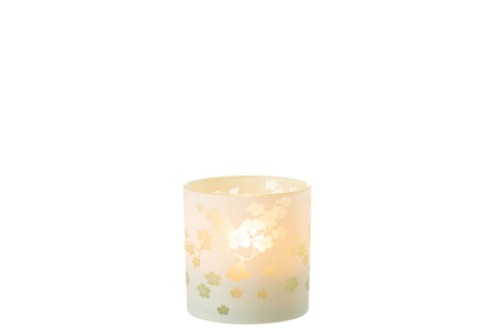 Suport lumanari, Sticla, Multicolor, 15x15x15 [2]