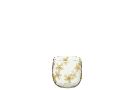 SALE % - Suport lumanari, Sticla, Multicolor, 8x8x8.5