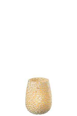 Suport lumanari, Sticla, Multicolor, 9x9x12 [2]