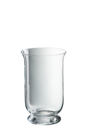 CADOURI - Suport lumanari, Sticla, Transparent, 18x18x30