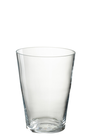 SALE % - Suport lumanari, Sticla, Transparent, 20x20x26.5