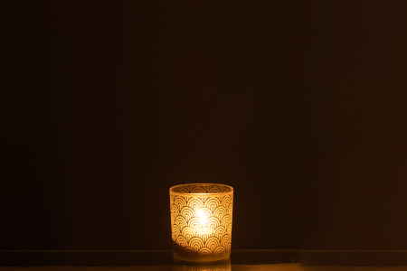 Suport lumanari, Sticla, Verde, 7x7x8 [2]