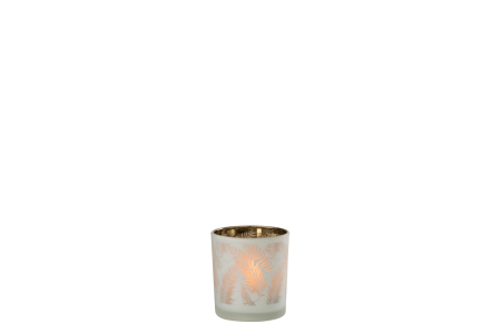 Suport lumanari, Sticla, Verde, 8x8x8 [2]