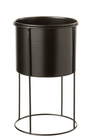 IN STOC - Suport pentru flori Blacky L, negru, 18X32 cm
