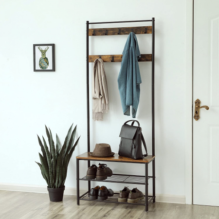 Cuiere - Suport pentru haine, SONGMICS, 70*32*175cm