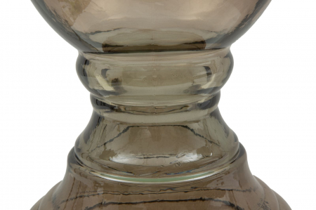 Suport pentru lumanare BROWN, sticla reciclata,  Ø (cm) 22X75  [1]