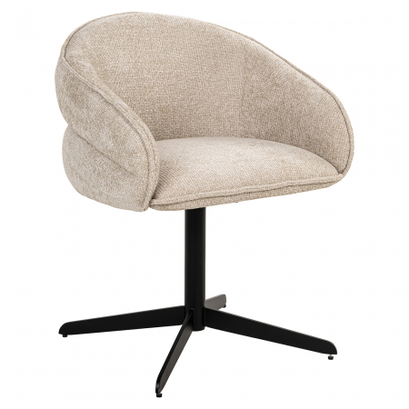Import - Scaun rotativ Angelina (Unicorn 11 crem), Dims: 78.0 x 62.0 x 61.0 cm