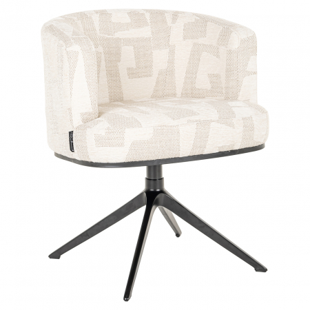 Fotolii - Scaun rotativ Cheyenne beige graffic (Beige graffic)
