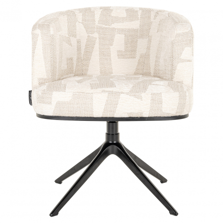 Scaun rotativ Cheyenne beige graffic (Beige graffic) [3]