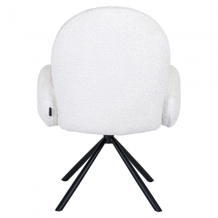 Swivel chair Jolie (Sheep 02 white) [2]