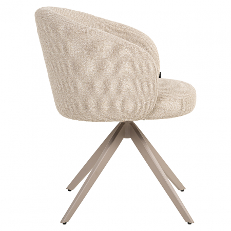 Scaun rotativ Olivia (Biscotti), Dims: 79.0 x 62.0 x 62.0 cm [1]