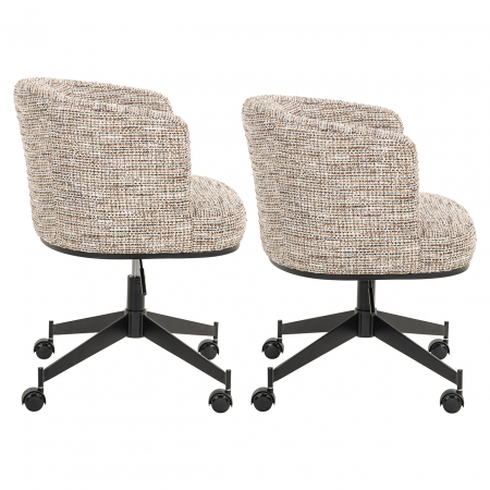 Scaun rotativ Rochenne cu roți (Be Trendy 01 Nature), Dims: 77.0 x 65.0 x 63.0 cm [1]