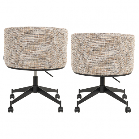 Scaun rotativ Rochenne cu roți (Be Trendy 01 Nature), Dims: 77.0 x 65.0 x 63.0 cm [2]