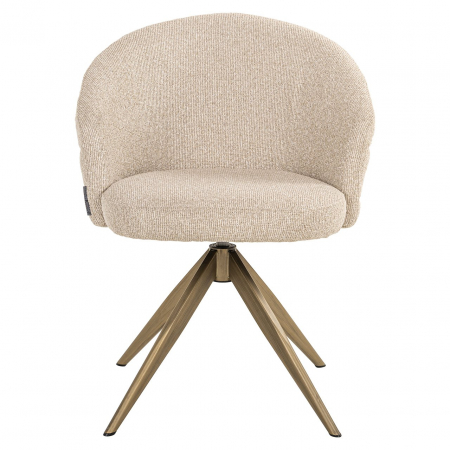 Scaun rotativ Zendaya, ignifug (Biscotti), Dims: 79.0 x 61.0 x 60.0 cm [3]