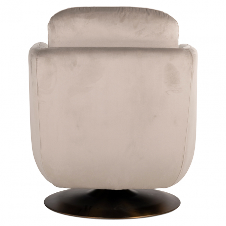 Scaun ușor pivotant Turner, catifea kaki ignifugă (FR-Quartz 903 Khaki) [2]