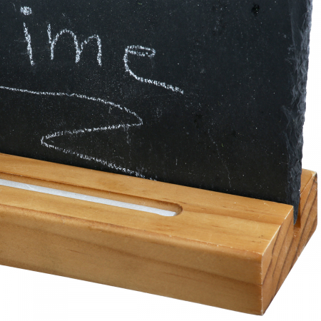 Tablă, dreptunghiulară, Grill, Motiv grătar, Ardezie, antracit, PU 8, 2 buc. asortate, L. 7 cm, L. 15 cm, H. 21 cm [3]