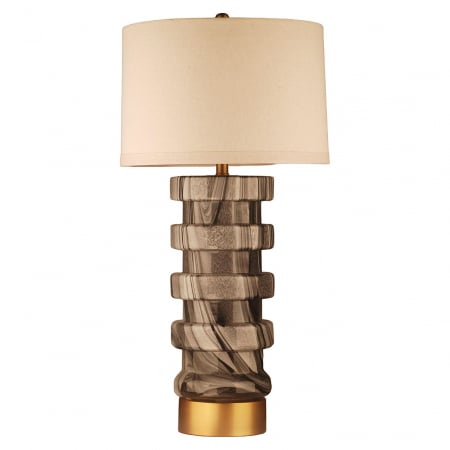 ILUMINAT - Lampă de masă Jaylee (negru/alb), Dims: 83.0 x 43.0 x 43.0 cm