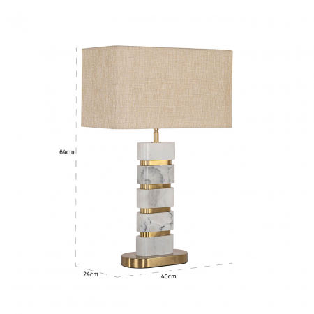 Veioza, Lenore incl. abajur (Gold) [4]