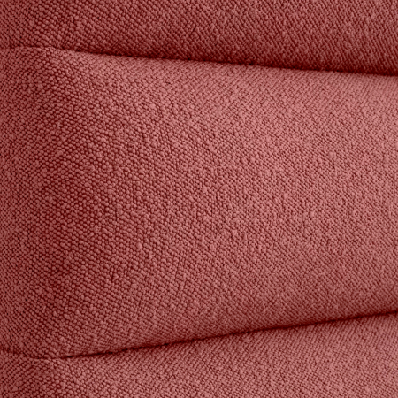 Tăblie Shermin bouclé rose, Dims: W. 232 | D. 11.5 | H. 219.5  (CM) [1]