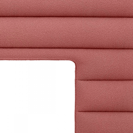 Tăblie Shermin bouclé rose, Dims: W. 232 | D. 11.5 | H. 219.5  (CM) [3]