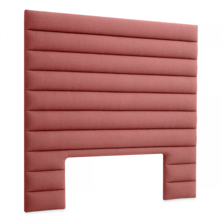 Tăblie Shermin bouclé rose, Dims: W. 232 | D. 11.5 | H. 219.5  (CM) [2]