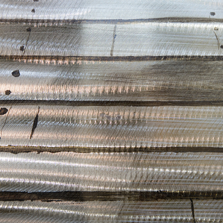 Tablou 3D RAILROAD, panza, argintiu/ gri/maro/negru, 75x150 cm [5]