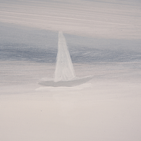 Tablou 3D RAILROAD, panza, argintiu/ gri/maro/negru, 75x150 cm [3]