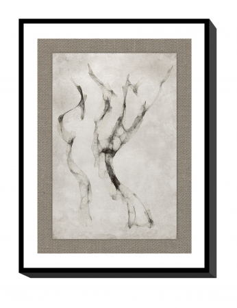 IN STOC - Tablou CANVAS PAINTING GIRL + FRAME  pictat manual