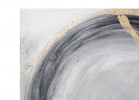 Tablou Circly, lemn de pin/panza, multicolor, 150X3.8X60 cm [5]