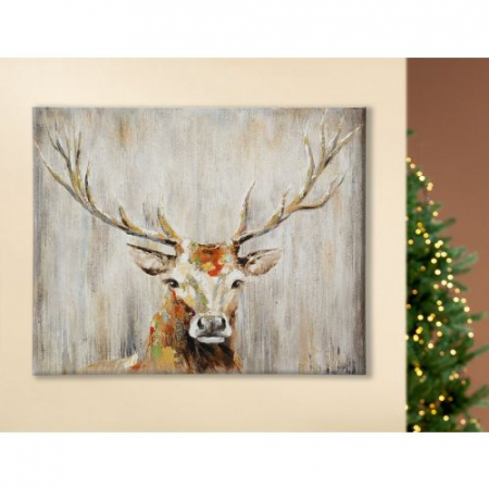 Tablou Deer Head, Panza, Multicolor, 2.8x99.5x80 cm [1]