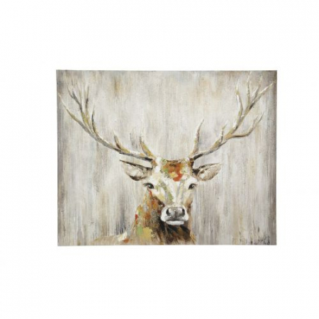 SALE % - Tablou Deer Head, Panza, Multicolor, 2.8x99.5x80 cm