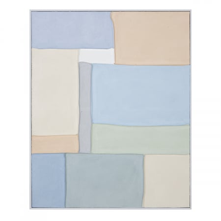 Tablouri - Tablou, dreptunghiular, Cubic, Pânză, lemn de pin, multicolor, PU 1, L. 5 cm, L. 82 cm, H. 102 cm