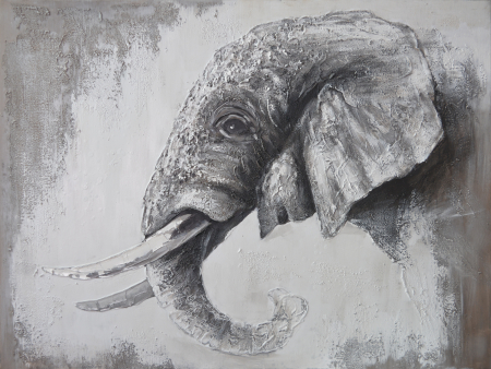 Tablouri - Tablou Elephant pictat manual