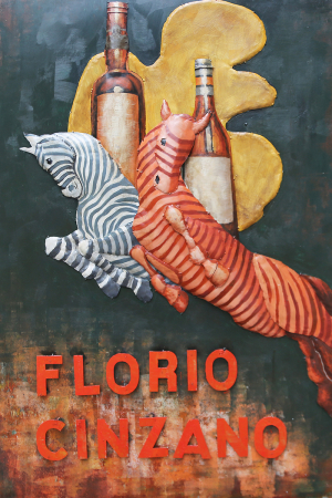 DECORATIUNI - Tablou Florio Cinzano, metal