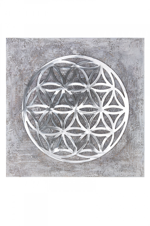 Tablou Flower of life, Canvas, Multicolor, 3.5x90x90 cm [1]