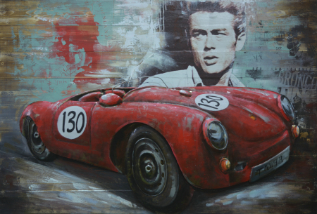 Tablouri - Tablou James Dean metalic in relief