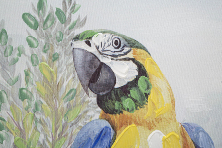 Tablou Kenda , Lemn/Canvas, Multicolor, 90x120x3 cm [4]
