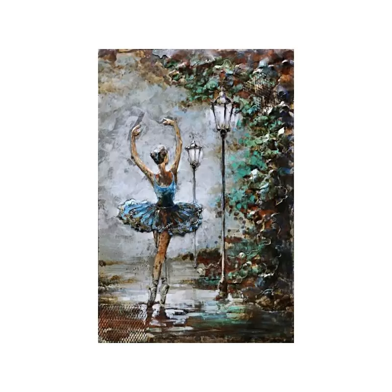 Tablou balerina, metalic [0]