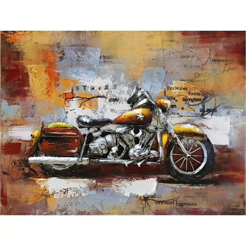 Tablouri - Tablou motocicleta, metalic