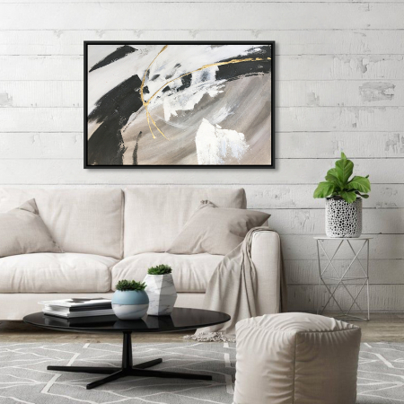 Tablouri - Tablou Modern + frame pictat manual