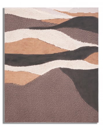 Tablou pictat manual Darky, Lemn/Canvas, Multicolor, 100x80x3.7 cm [4]