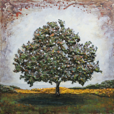 Tablouri - Tablou Tree metalic in relief